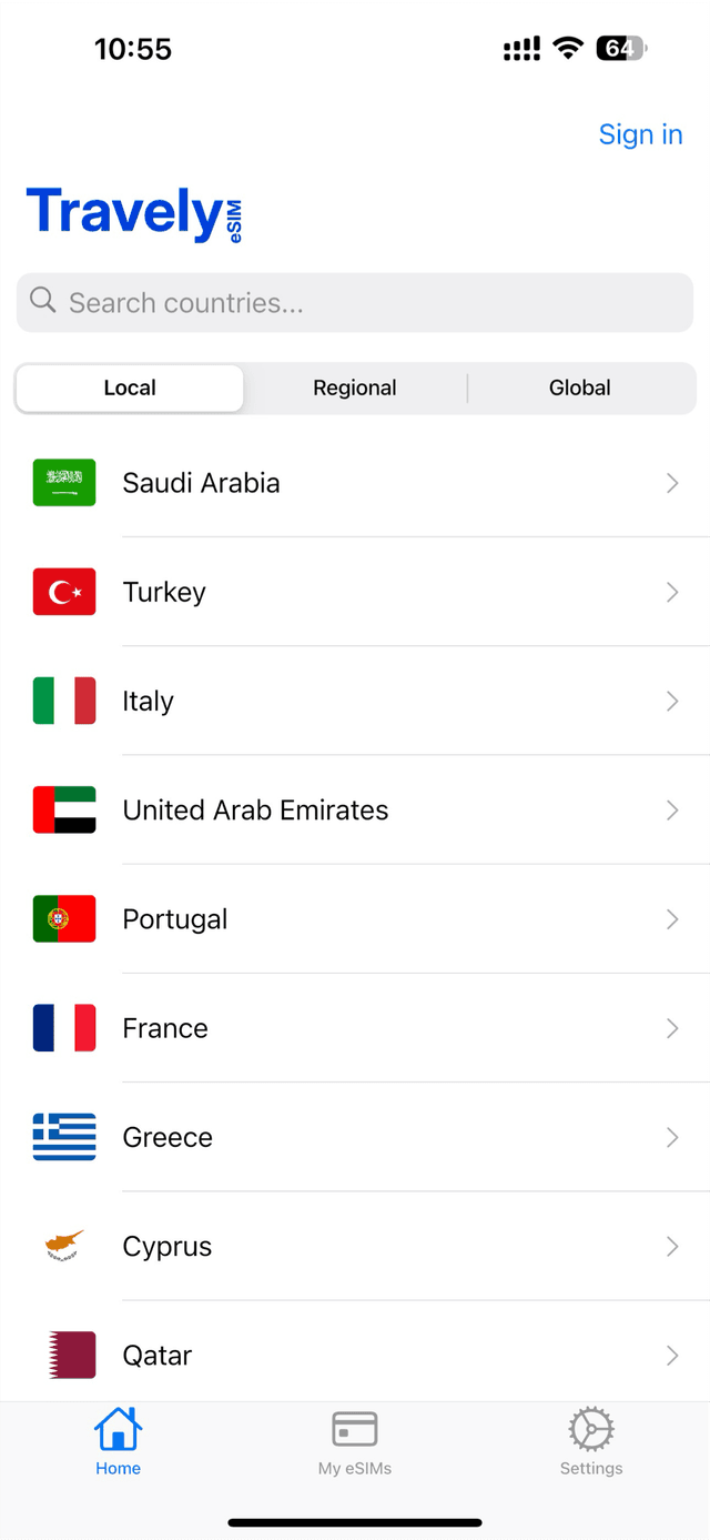 iOS Screenshot