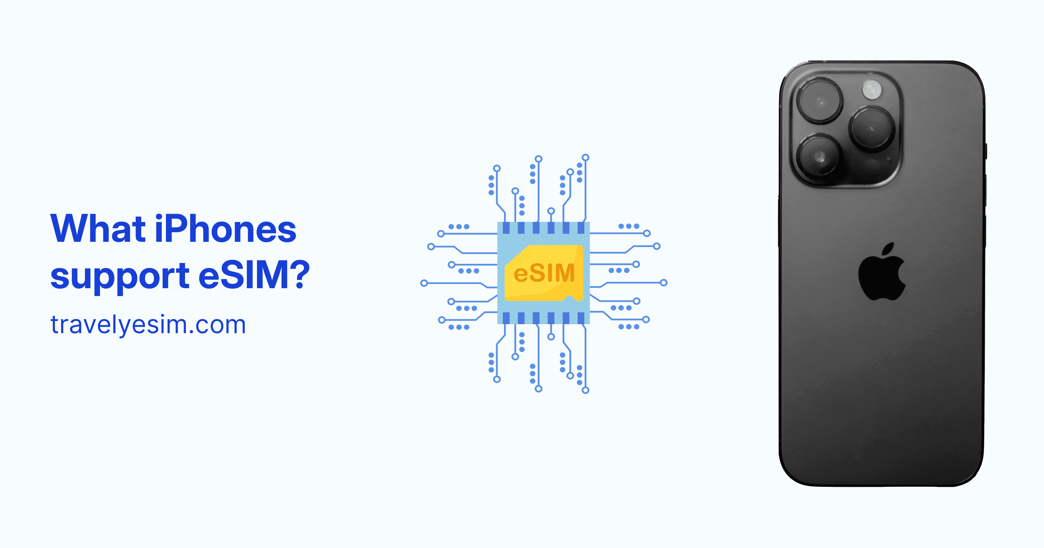 Which iPhones are eSIM compatible?